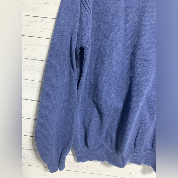 Nautica Men’s Sweater XL Blue 100% Cotton Crew Neck Long Sleeve Pullover - Picture 10 of 11